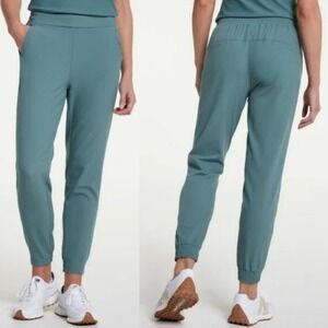 Calia NEW Women's L Teal Blue Long Drive Ankle Length Golf Travel Jogger Pants